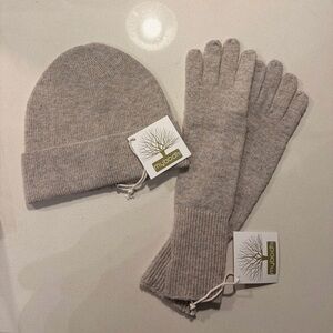 Cashmere Hat and Gloves Set